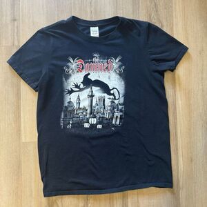 The Damned 2017 40th Anniversary Black Tour Shirt Size Small UK Punk Goth Rock
